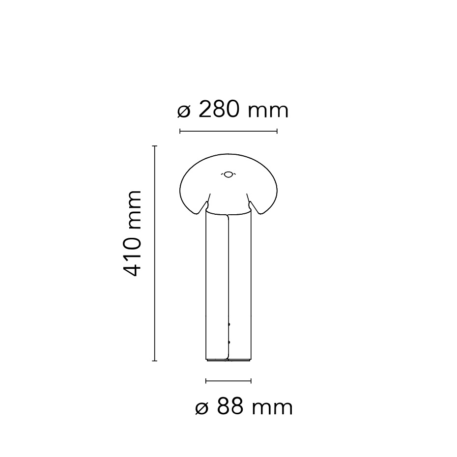 Chiara T Bordslampa Aluminum/Anthracite Edge