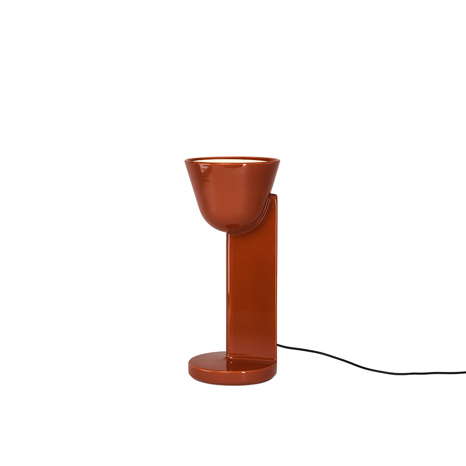 Céramique Up Bordslampa Rust Red