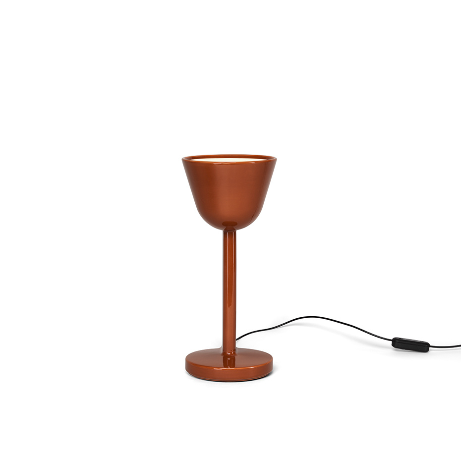 Céramique Up Bordslampa Rust Red