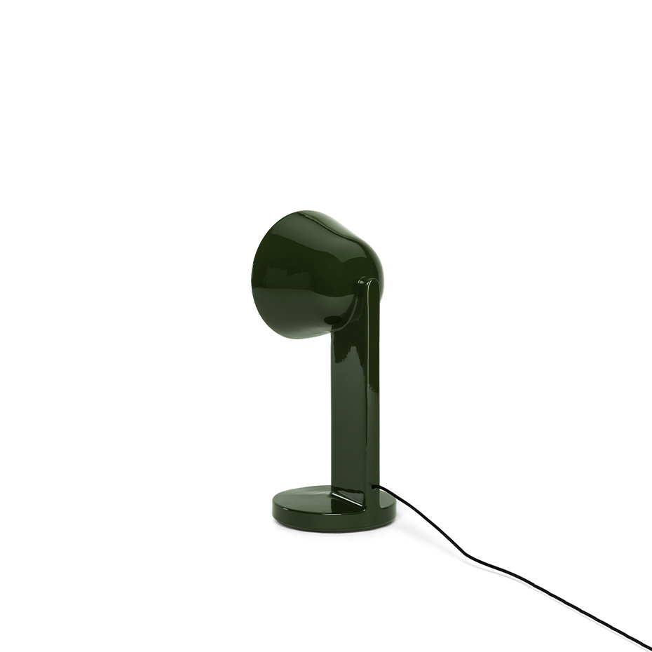 Céramique Side Bordslampa Moss Green