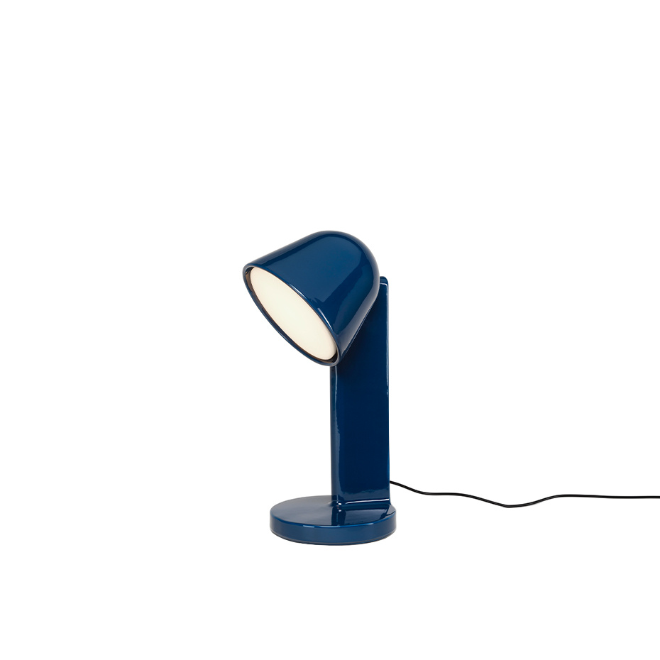 Céramique Down Bordslampa Navy Blue