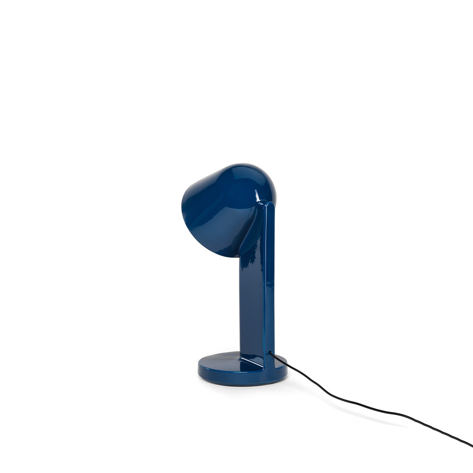 Céramique Down Bordslampa Navy Blue