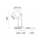 Céramique Down Bordslampa Moss Green Céramique Down Bordslampa Moss Green