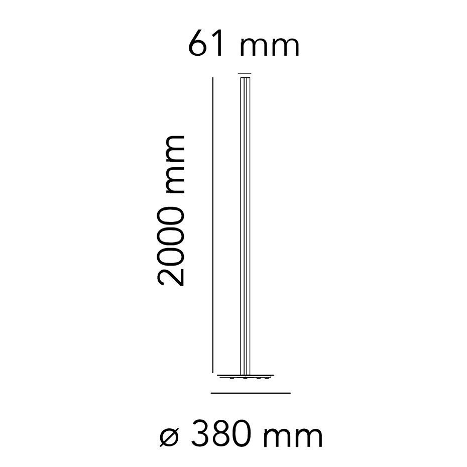 Coordinates F Golvlampa Argent Moon