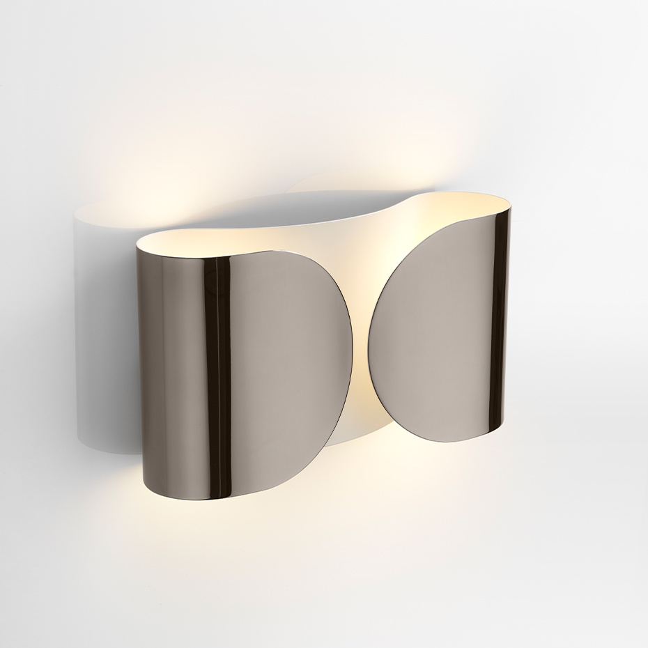 Foglio Vägglampa Black Nickel