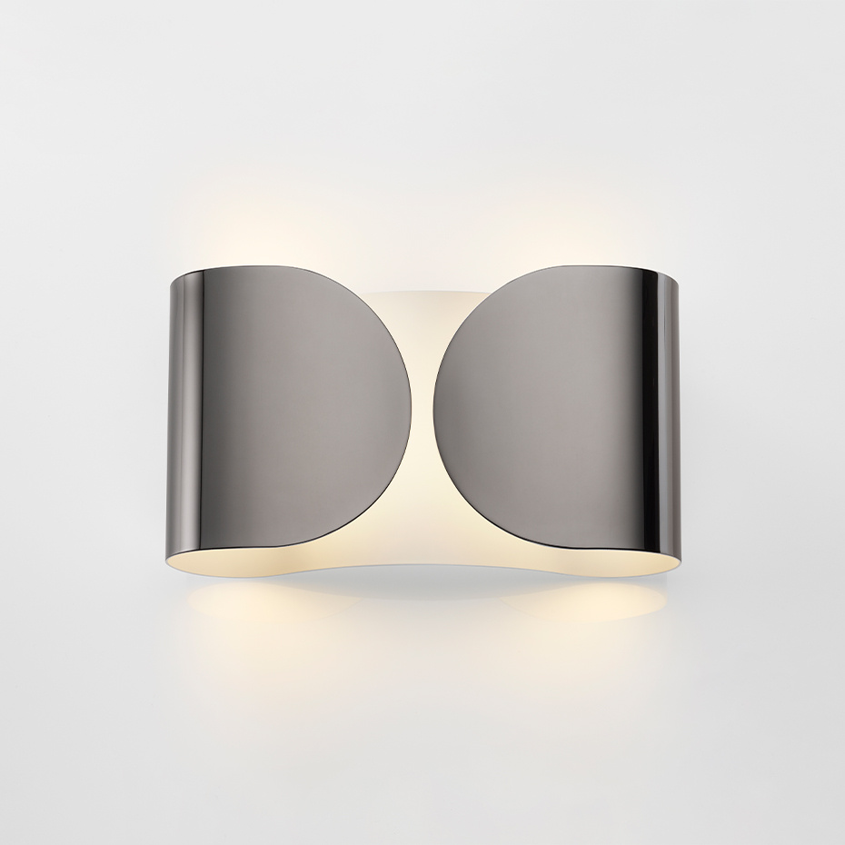 Foglio Vägglampa Black Nickel