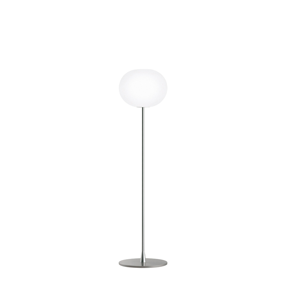Glo-Ball F1 Golvlampa Silver