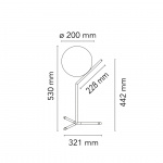 IC Lights T1 High Bordslampa Chrome IC Lights T1 High Bordslampa Chrome