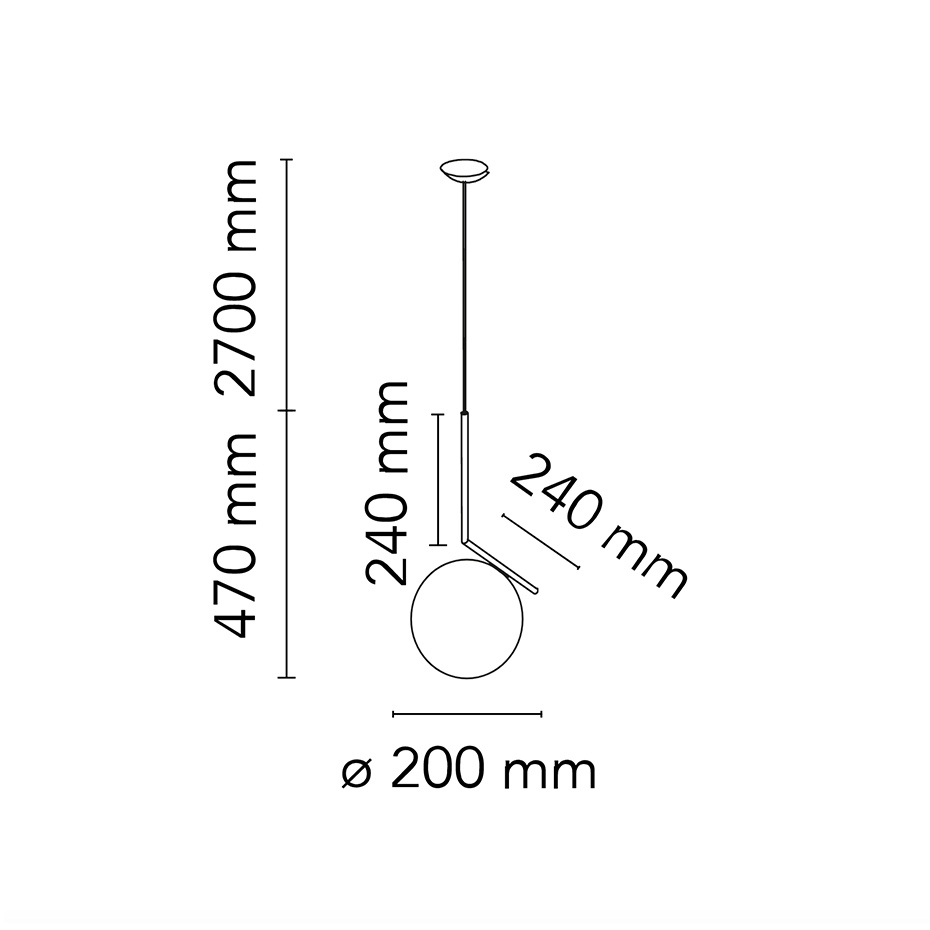IC Lights S1 Pendel Chrome
