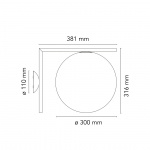 IC Lights C/W2 Tak/Vägglampa Matt Black IC Lights C/W2 Tak/Vägglampa Matt Black