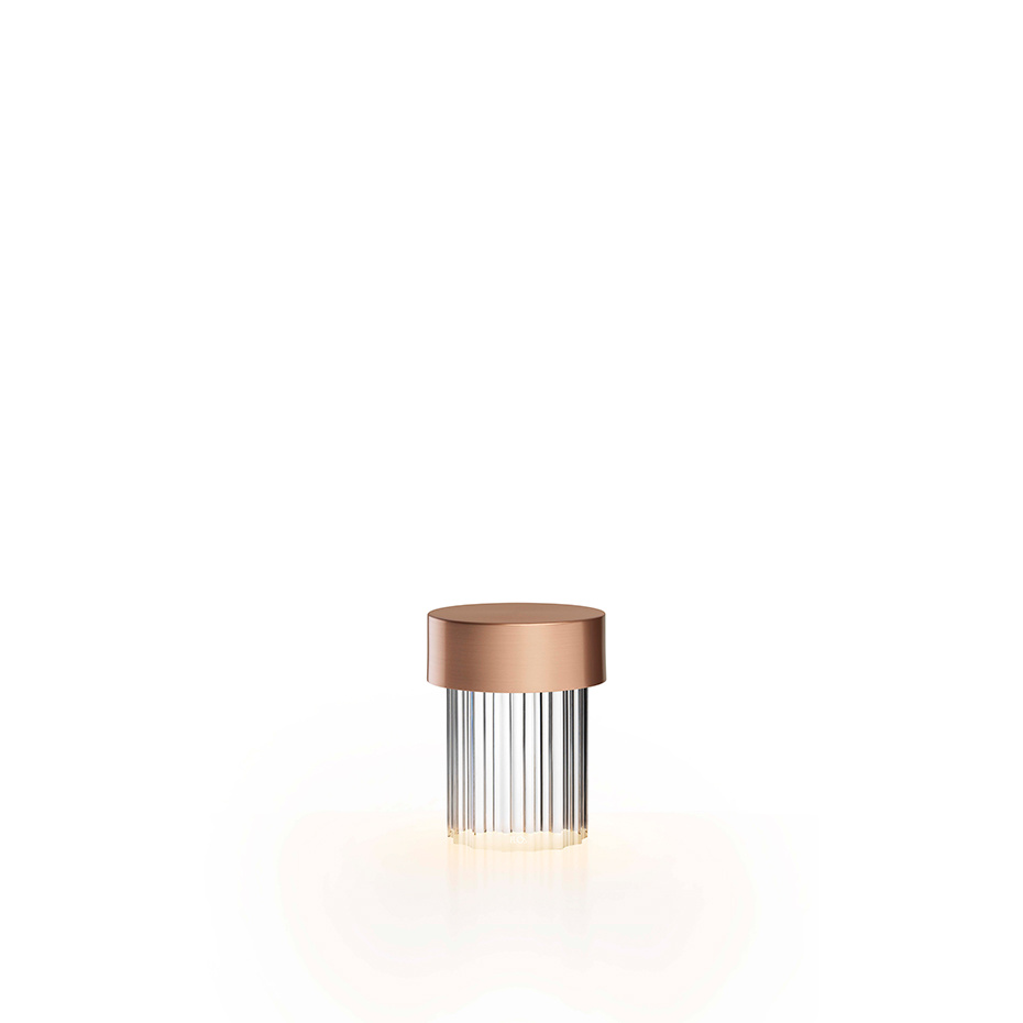 Last Order Fluted Bordslampa Satin Copper (Indoor)