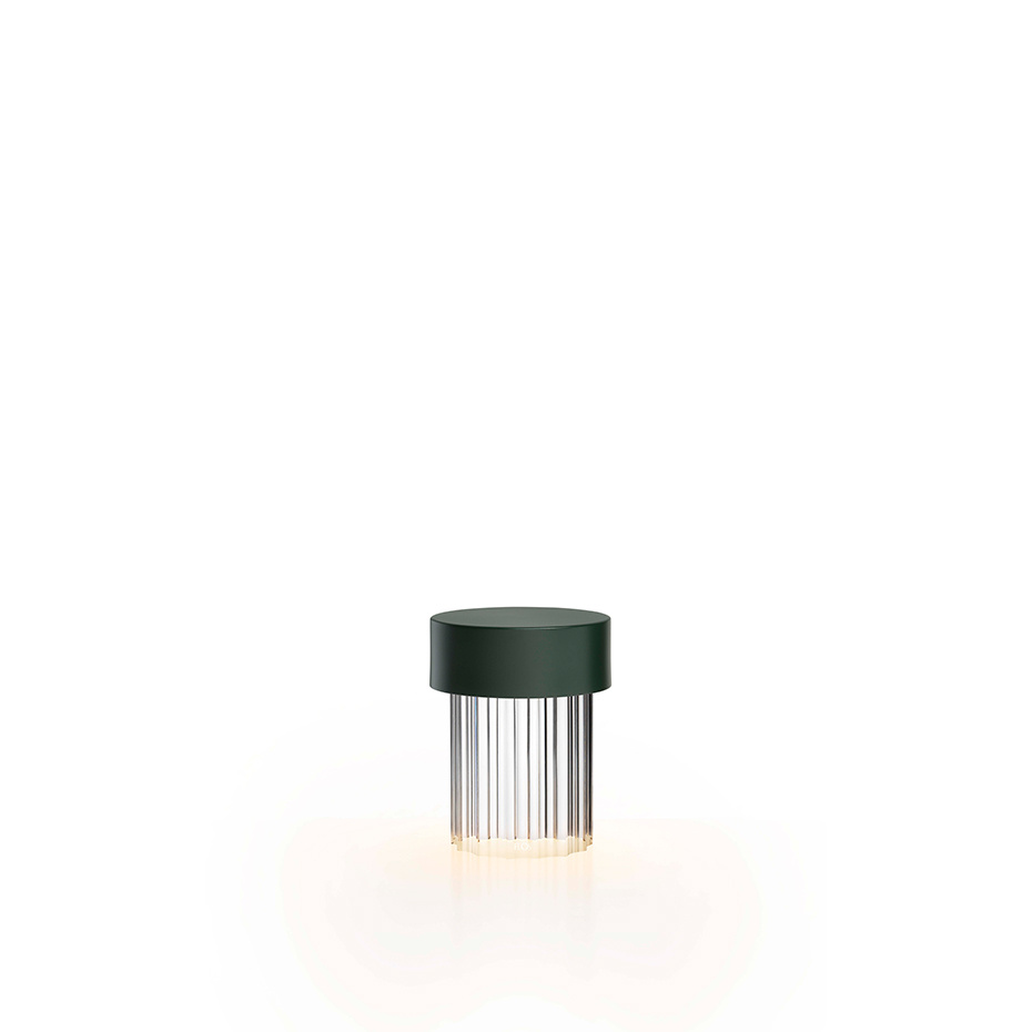 Last Order Fluted Bordslampa Matt Green (Outdoor)