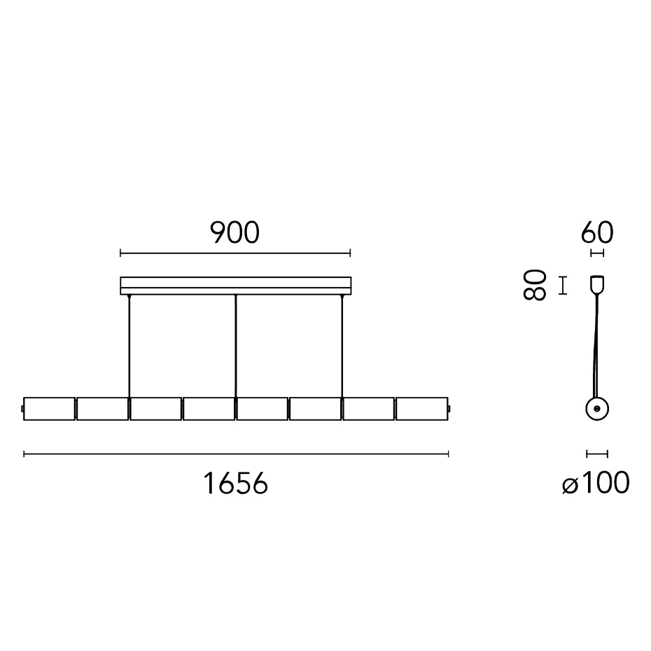 Luce Orizzontale S1 Pendel