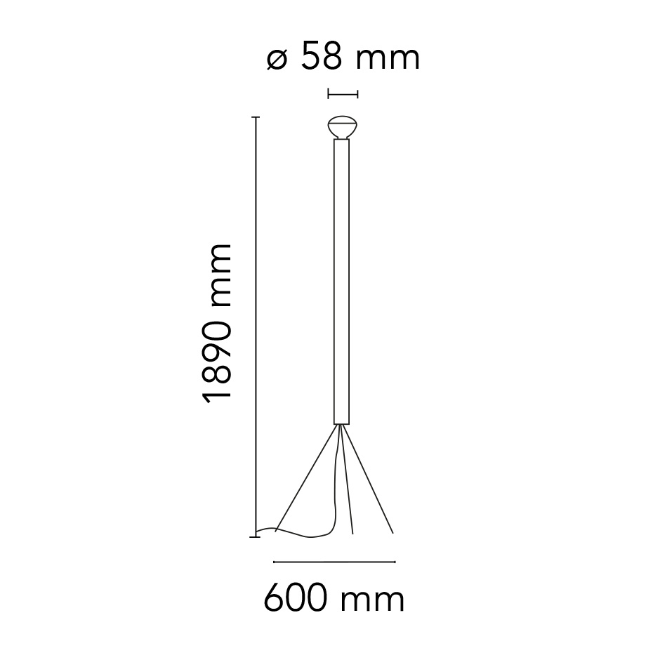 Luminator Golvlampa White Med Dimmer