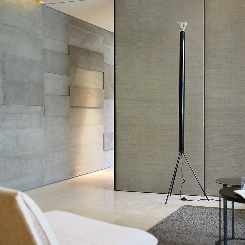 Luminator Golvlampa Anthracite Med Dimmer