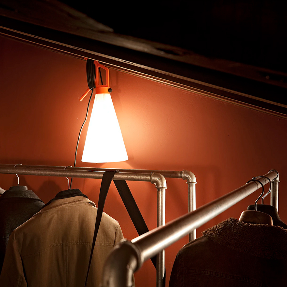Mayday Bordslampa/Golvlampa Orange