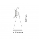 Mayday Bordslampa/Golvlampa Black Mayday Bordslampa/Golvlampa Black