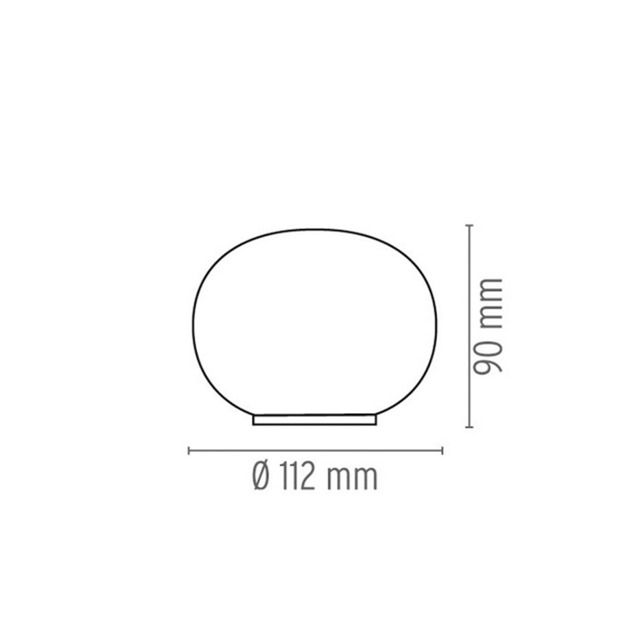 Mini Glo-Ball Bordslampa