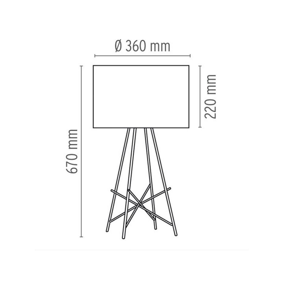Ray T Bordslampa Black