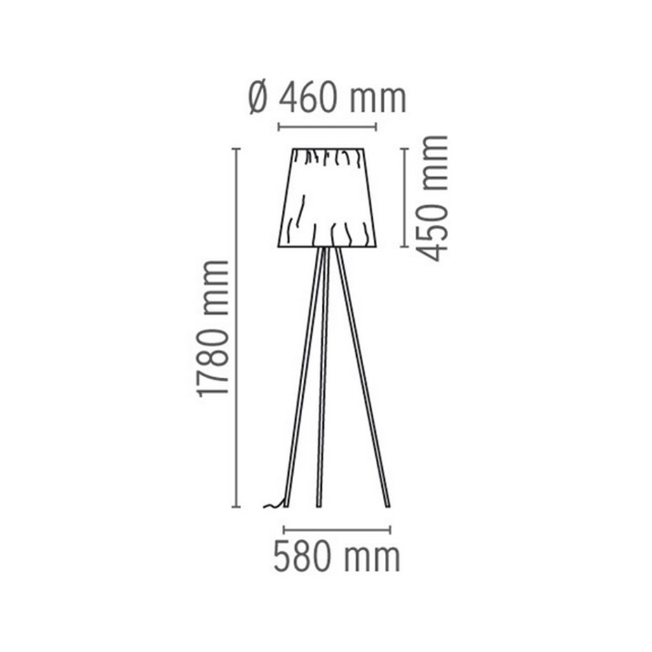Rosy Angelis Golvlampa White/Grey