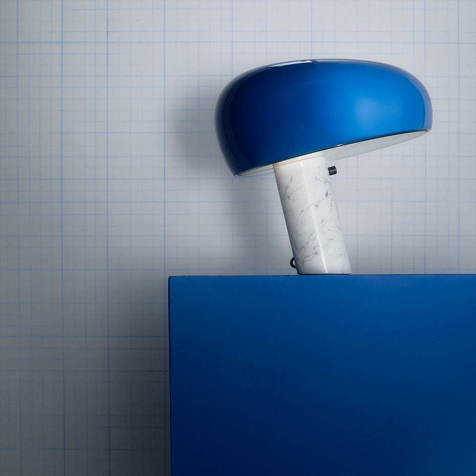 Snoopy Bordslampa Navy Blue