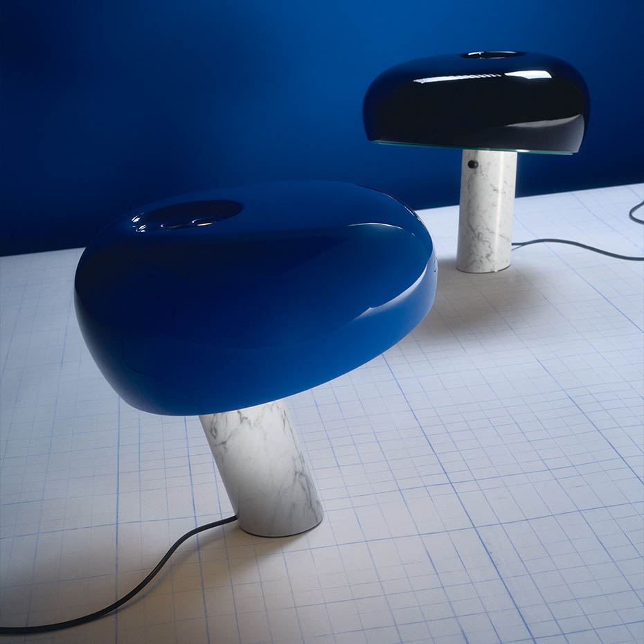 Snoopy Bordslampa Navy Blue