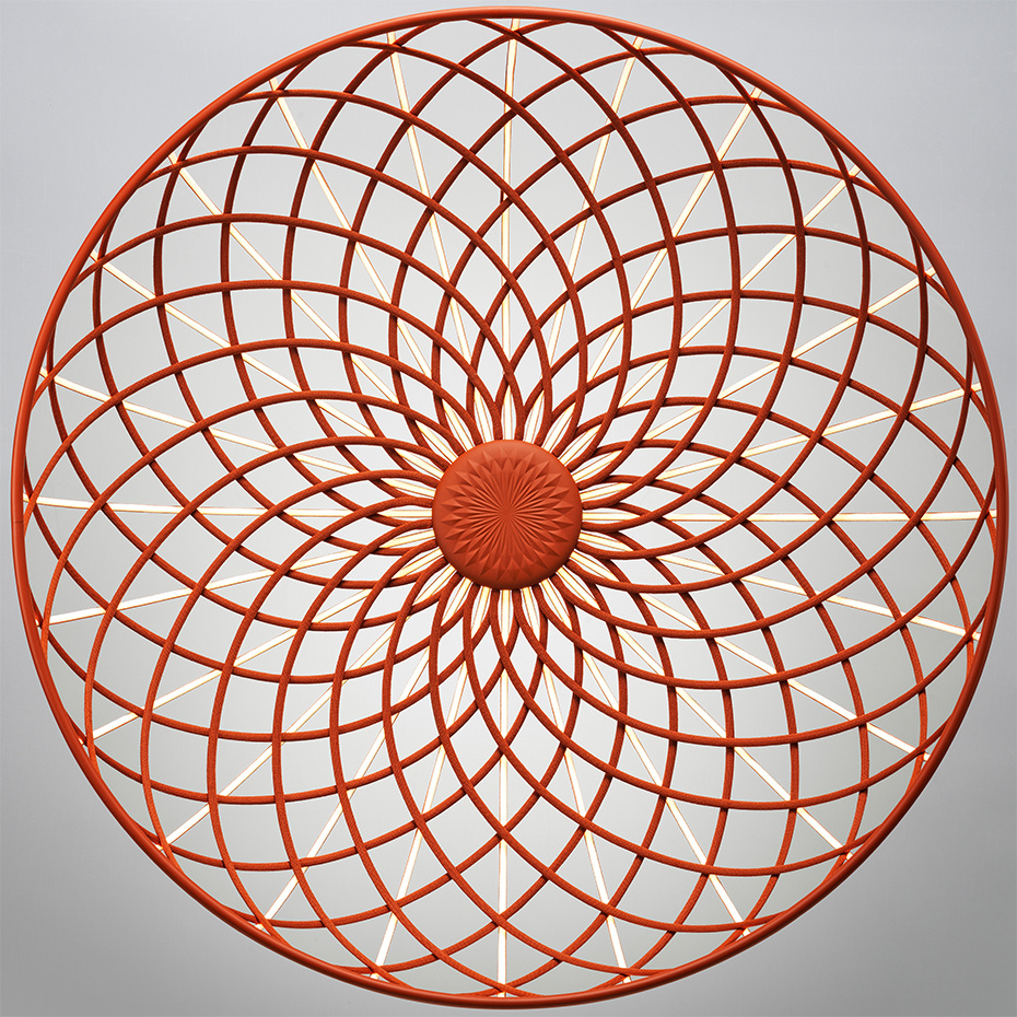 Skynest C Plafond Brick Red