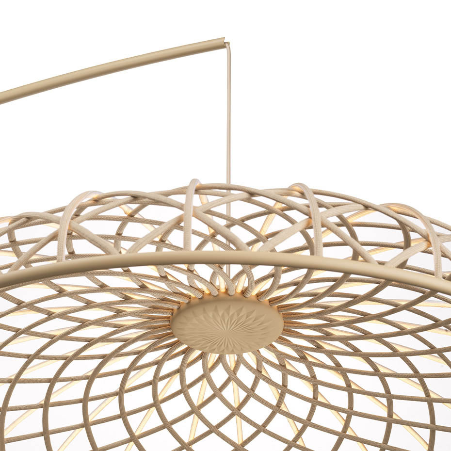 Skynest Motion Golvlampa Almond