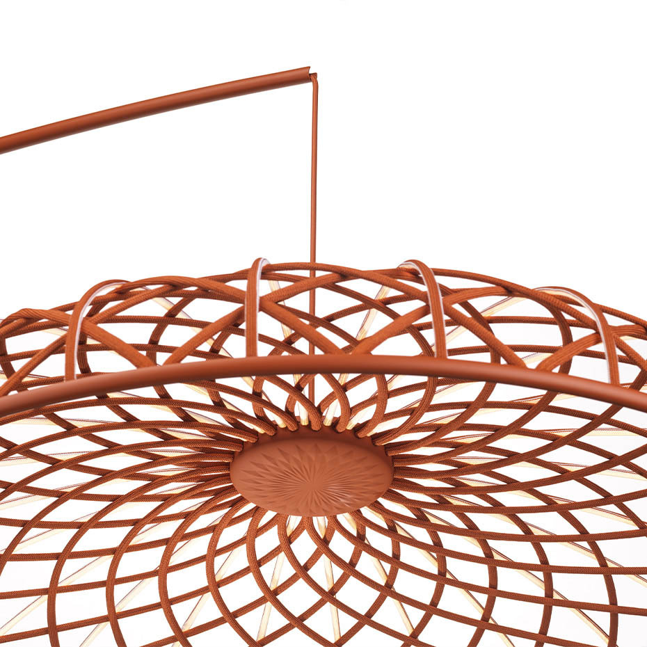 Skynest Motion Golvlampa Brick Red