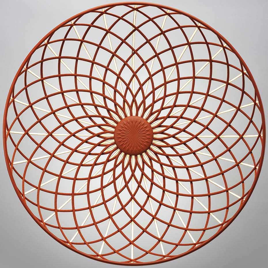 Skynest Motion Golvlampa Brick Red