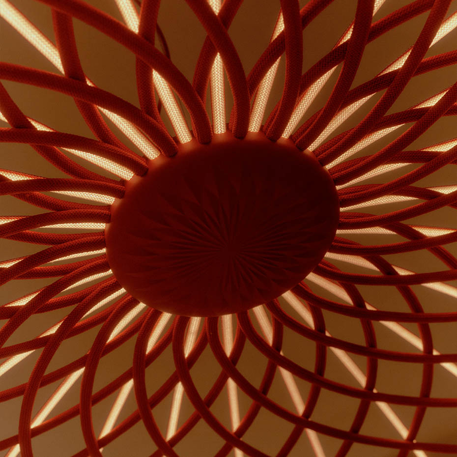 Skynest Motion Golvlampa Brick Red