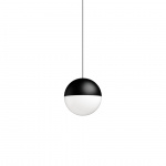 String Light Sphere Pendel 12 Meter Touch Dimmer Black