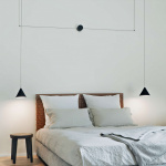 String Light Cone Pendel 12 Meter Touch Dimmer White String Light Cone Pendel 12 Meter Touch Dimmer White