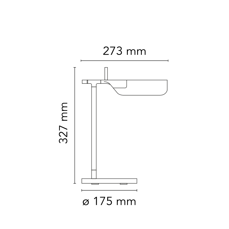 Tab T LED Bordslampa Matt Blue