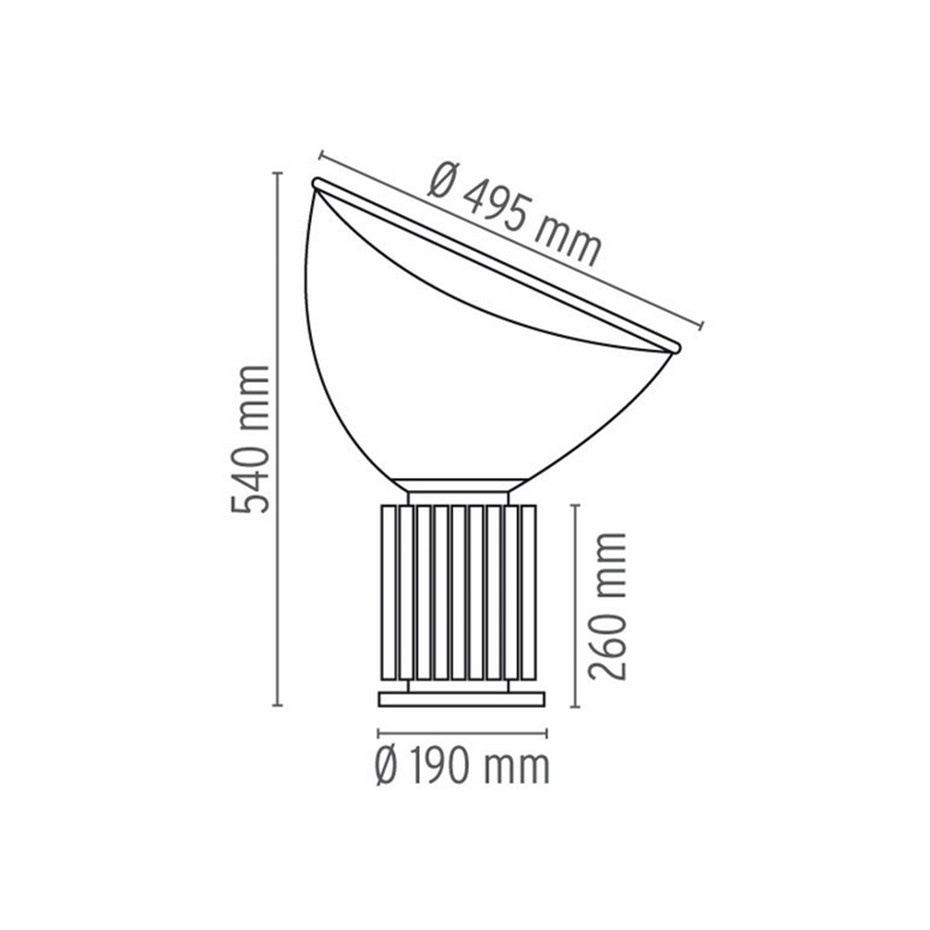Taccia Bordslampa Black