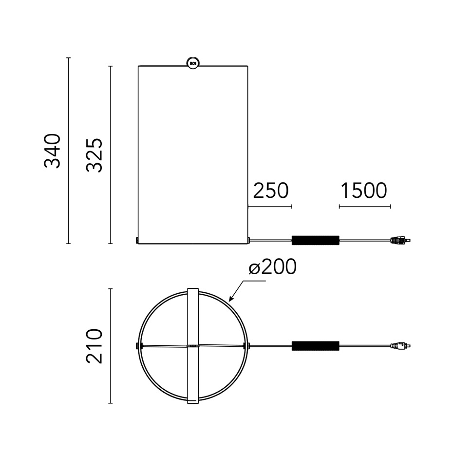 To-Tie T2 Bordslampa Matt Black