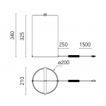 To-Tie T2 Bordslampa Matt Black To-Tie T2 Bordslampa Matt Black