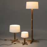 FAD Fija Golvlampa Natural Oak/White Linen FAD Fija Golvlampa Natural Oak/White Linen