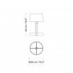 FAD Menor Bordslampa Natural Oak/White Parchment FAD Menor Bordslampa Natural Oak/White Parchment