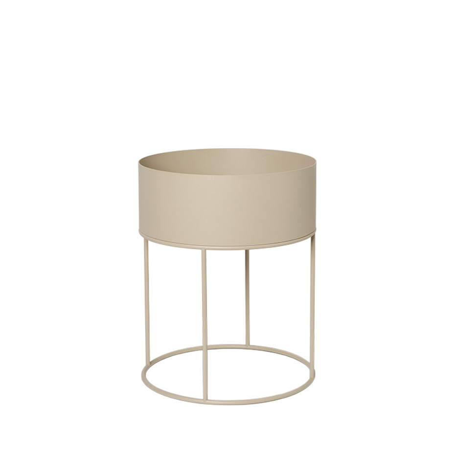 Plant Box Round Cashmere