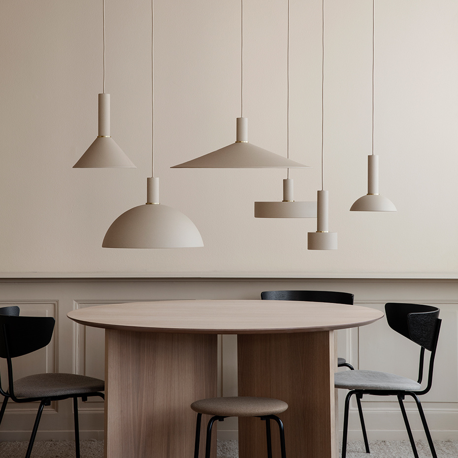 Collect Lampskärm Disc Cashmere