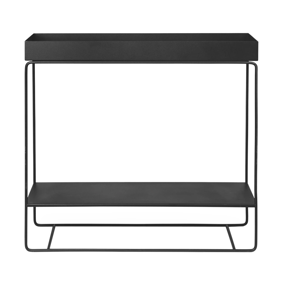 Plant Box Two-Tier Black