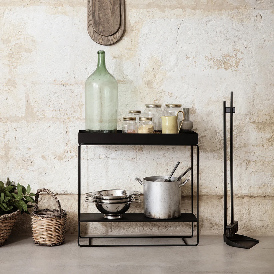 Plant Box Two-Tier Black