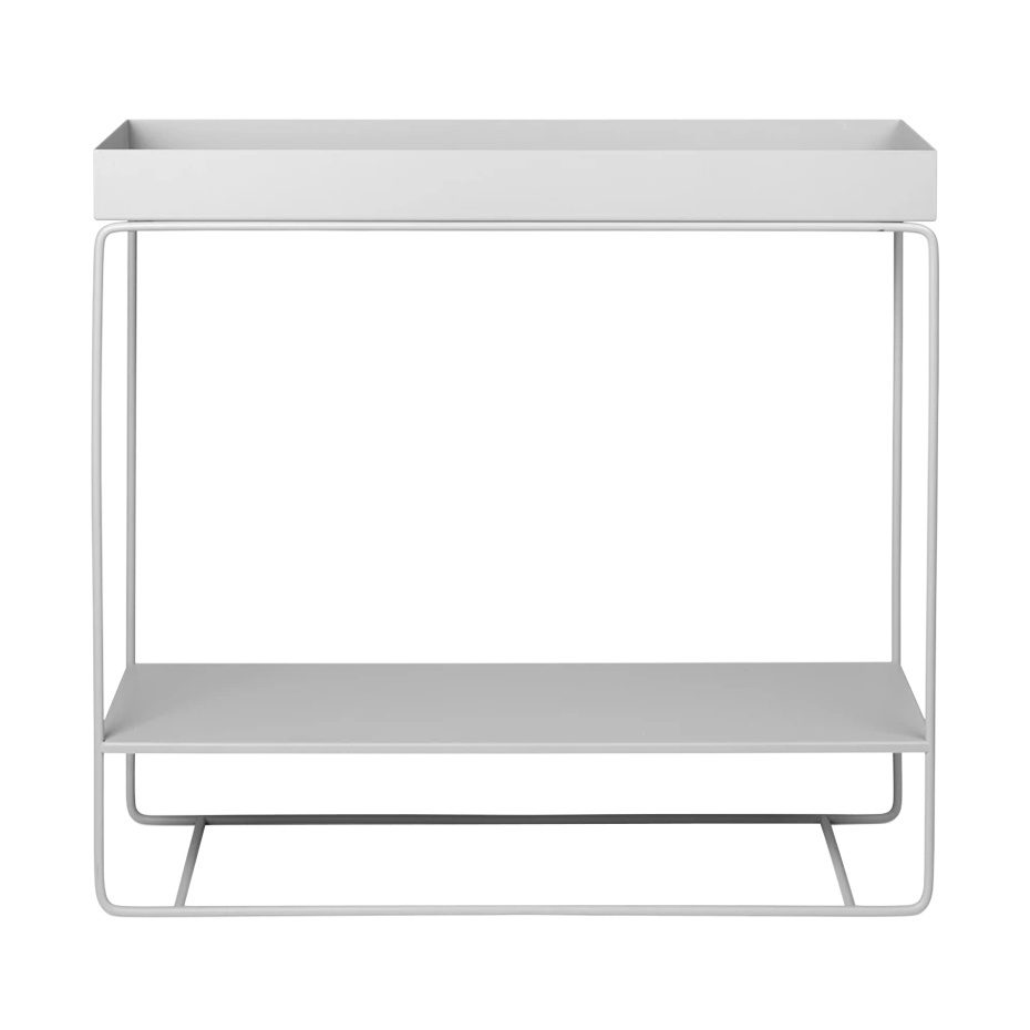 Plant Box Two-Tier Light Grey