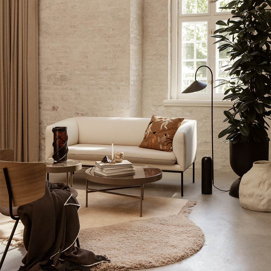 Vulca Vase Large Off-White Stone