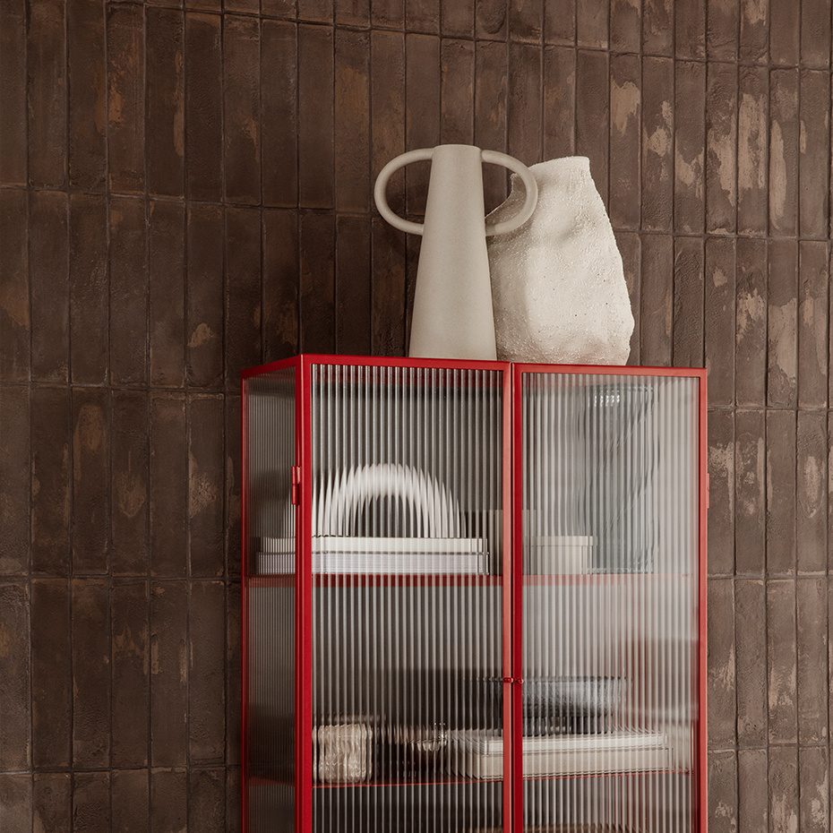 Vulca Vase Medium Off-White Stone