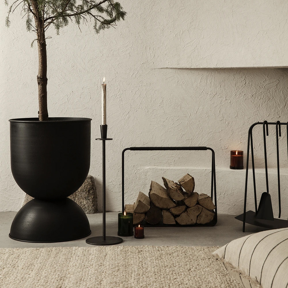 Port Wood Basket Black