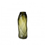 Water Swirl Vase Tall Moss Green