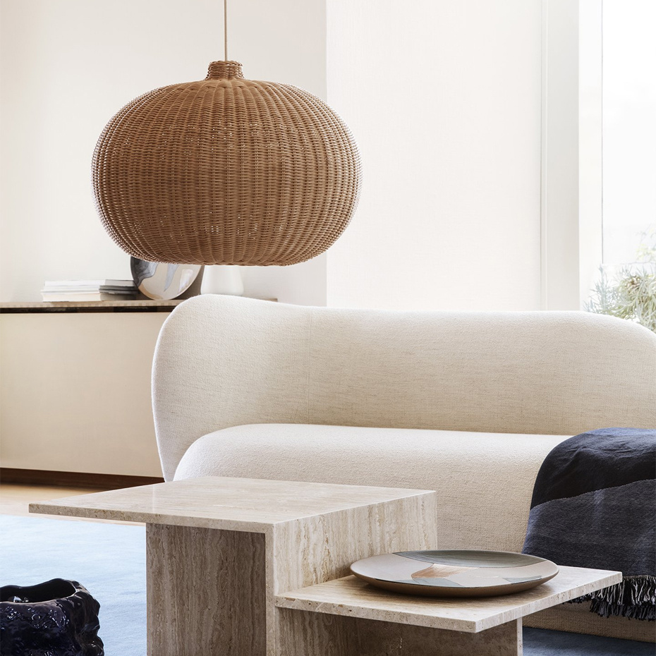 Braided Belly Lampskärm Natural