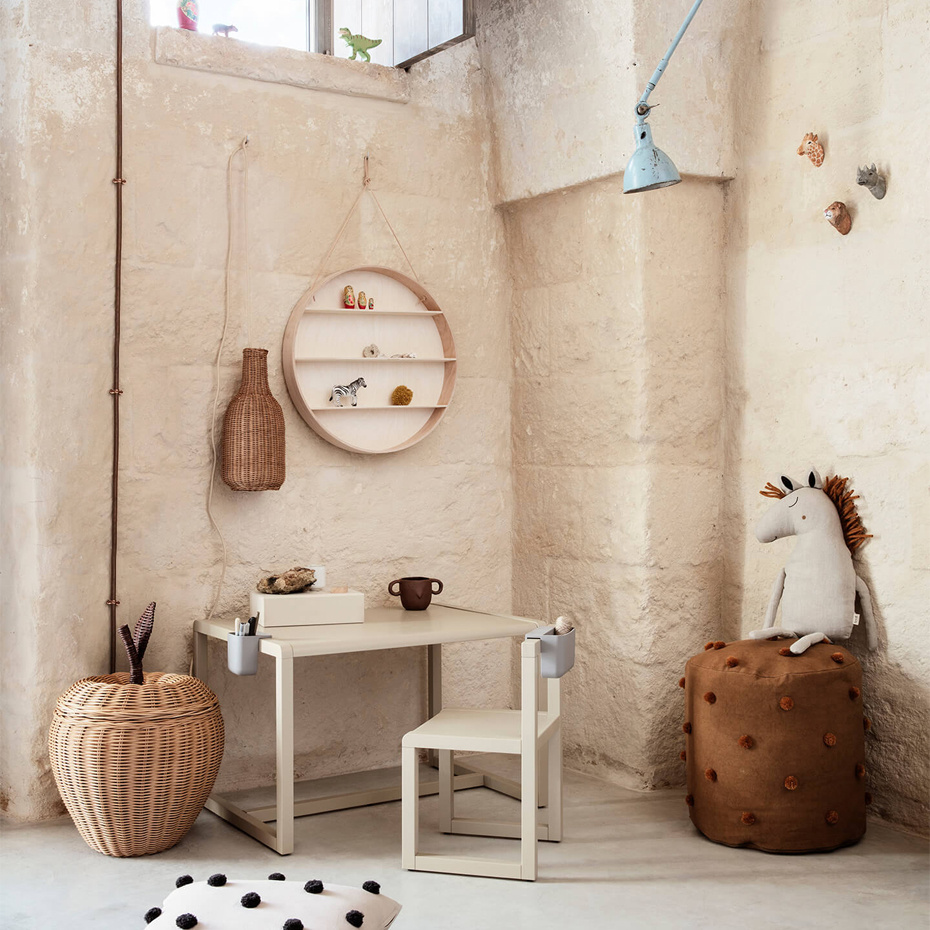 Braided Bottle Lampskärm Natural